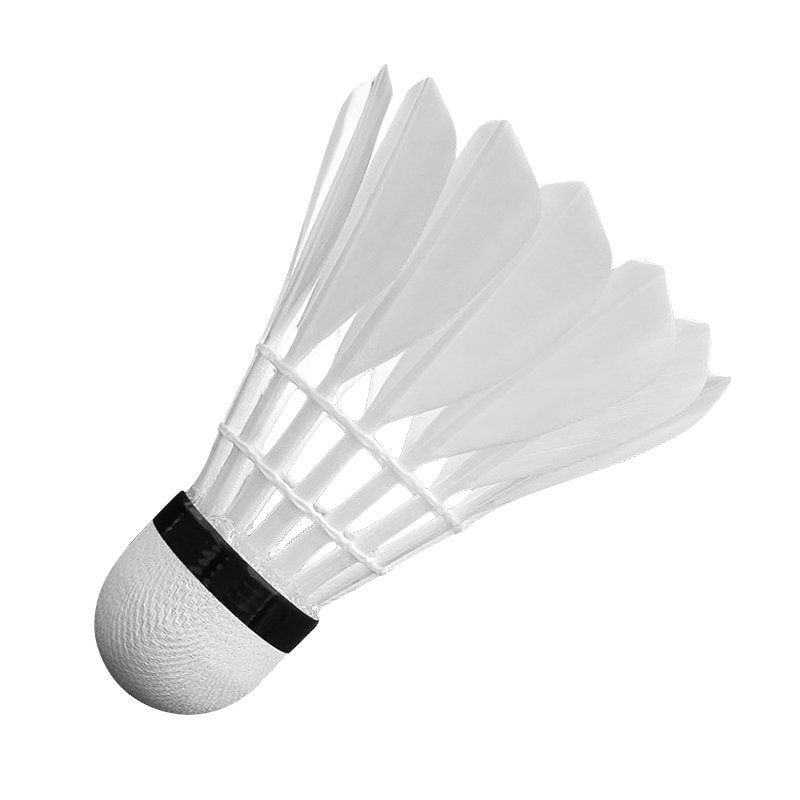 12 Pieces Feather Training Badminton Shuttlecocks White 2946 1680103 7cbd67c2653e0bd88e913a705af39b10 Orig 